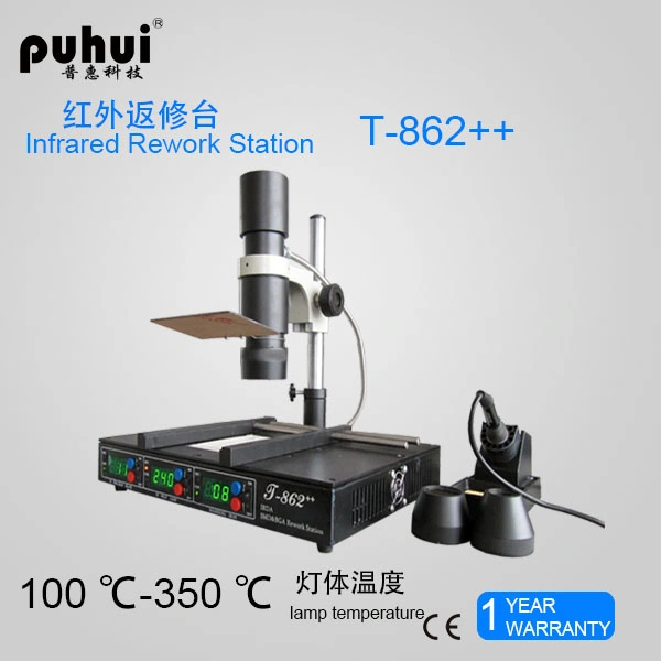 Puhui T-862++ BGA Infrared Soldering Desoldering Rework Station