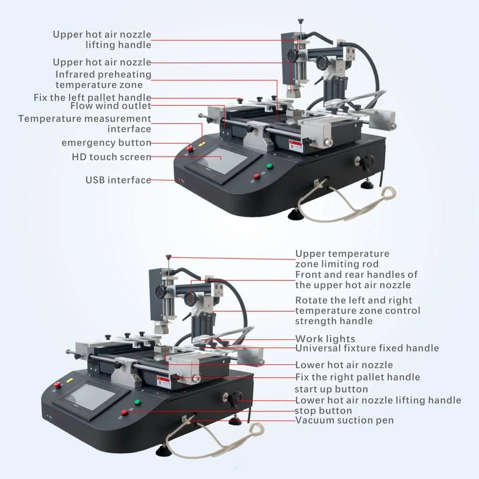 BGA Rework Station Machine Automatic BGA Soldering Rework for PCB BGA Chip Board